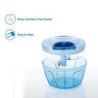 080 Manual Food Chopper Compact  Powerful Hand Held Vegetable Chopperblender
