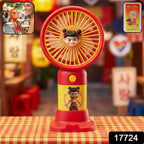 Cute Cartoon Character Portable Mini Fan (1 Pc)