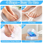 12915 Rechargeable Nail Fungus Treatment For Toenail Toe Nail Fungal Treatment Nail Fungus Laser Device Anti-fungal Nail Treatment For Hand  Feet Infections Remover For Home Use