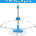 360 Degree Rotating Spin Mop (1 Set)